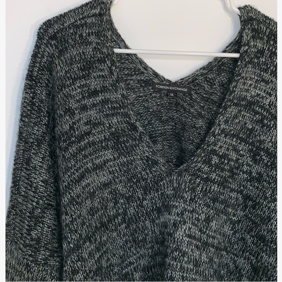 Black Knit Sweater | Foreign Exchange - Picture 2 of 3